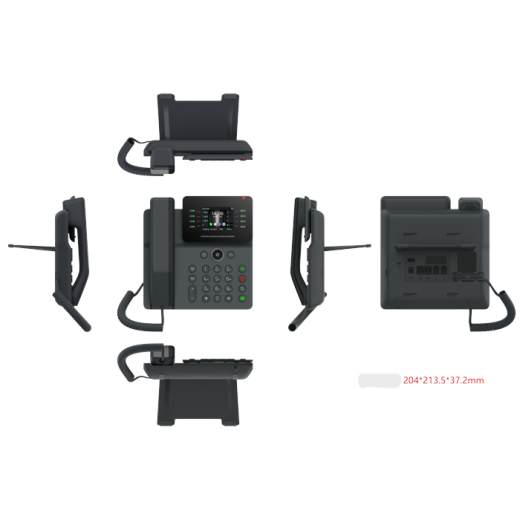 Fanvil V63, sip телефон, 6 SIP-акаунтів, Gigabit, Bluetooth, Wi-Fi, HD аудіо, PoE - V63
