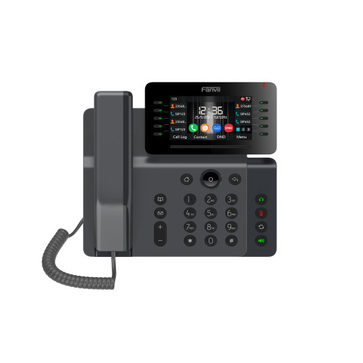 Fanvil V65, sip телефон, 20 sip-акаунтів, 10 клавіш DSS, Bluetooth 5.0, 2,4 ГГц 5 ГГц Wi-Fi, HD аудіо, PoE - V65