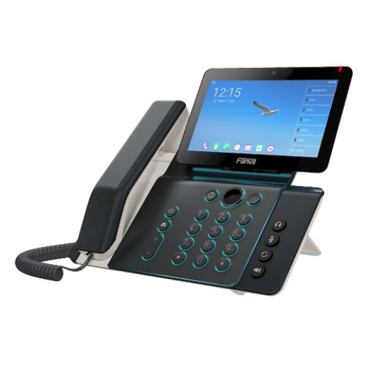 Fanvil V67, ip відеотелефон, 20 sip-акаунтів, 112 сенсорних клавіш DSS, Bluetooth 5.0, 2,4 ГГц 5 ГГц Wi-Fi, HD аудіо, PoE - V67