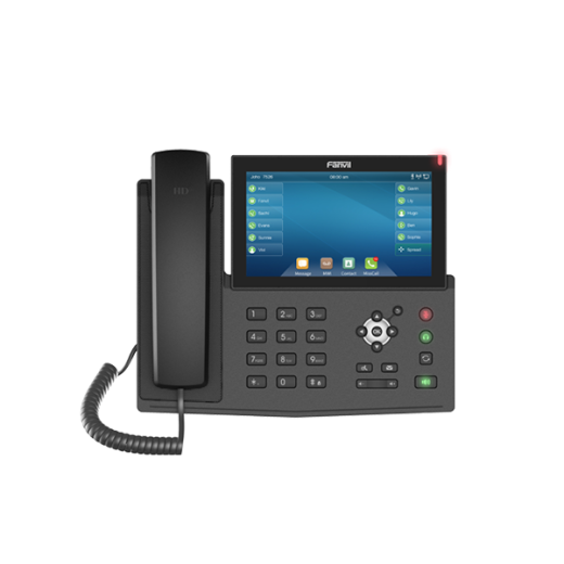 Fanvil X7, sip телефон з великим 7-дюймовим екраном, 20 SIP-акаунтів, PoE - X7