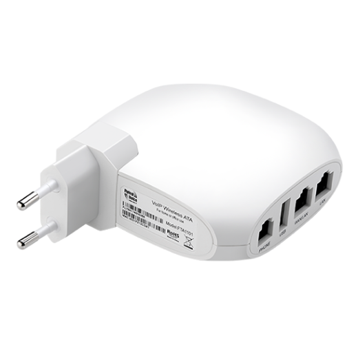 FLYINGVOICE FTA1101, портативний VOIP-шлюз, 1 порт FXS, 1 обліковий запис SIP, вбудований Wi-Fi для підключення 2,4G Wi-Fi, 1 порт USB - FTA1101