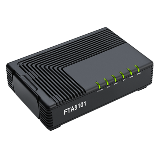 FLYINGVOICE FTA5101, VOIP-шлюз, 1 порт FXS, 1 обліковий запис SIP, тристороння конференція, VPN: PPTP/L2TP, QoS Layer 3 - FTA5101