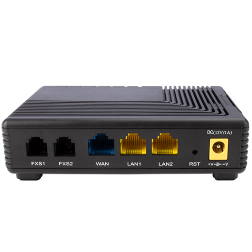 FLYINGVOICE FTA5102Е2, VOIP-шлюз, 2 порти FXS, 2 облікові записи SIP, тристороння конференція, VPN: PPTP/L2TP, QoS Layer 3, підтримка NAT, підтримка TR069 та SNMPv2, Ethernet - FTA5102Е2
