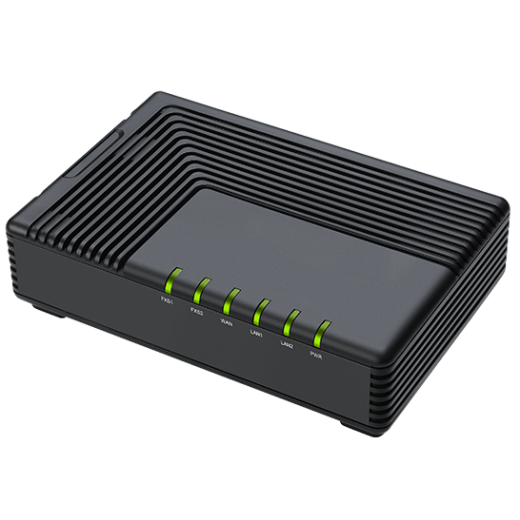 FLYINGVOICE FTA5102Е2, VOIP-шлюз, 2 порти FXS, 2 облікові записи SIP, тристороння конференція, VPN: PPTP/L2TP, QoS Layer 3, підтримка NAT, підтримка TR069 та SNMPv2, Ethernet - FTA5102Е2