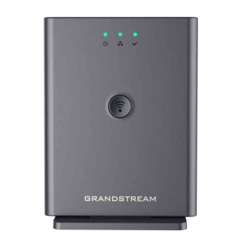 Grandstream DP752, IP DECT базова станція. 10 SIP облікових записів, до 5 трубок/5 одночасних викликів, підтримка Push-to-Talk, кріплення на стелю 