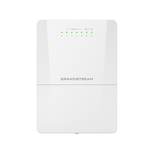 Grandstream GWN7710R, вуличний керований PoE комутатор, 5×Gigabit + 1×SFP, IP66 - GWN7710R