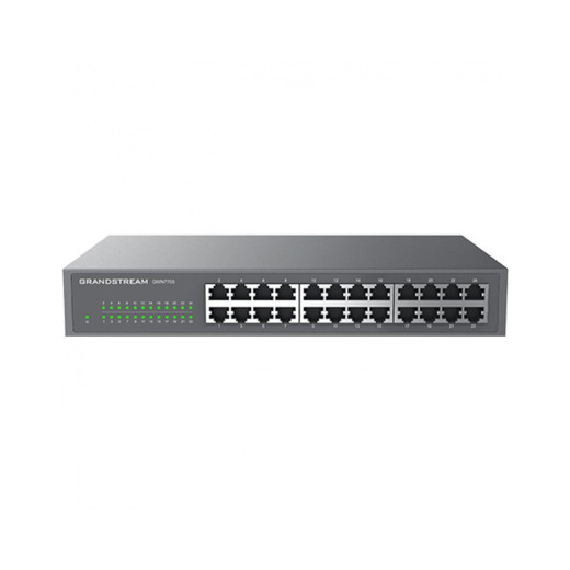 Grandstream GWN7703, 24-портовий некерований гігабітний комутатор, металевий корпус - GWN7703