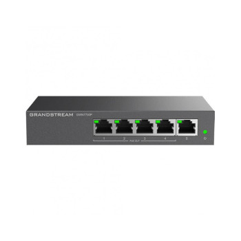 Grandstream GWN7700P, некерований мережевий комутатор, 5 Gigabit Ethernet Port, PoE 4 Port
