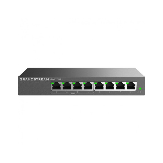 Grandstream GWN7701M, некерований 8 Multi-Gigabit Ethernet комутатор - GWN7701M