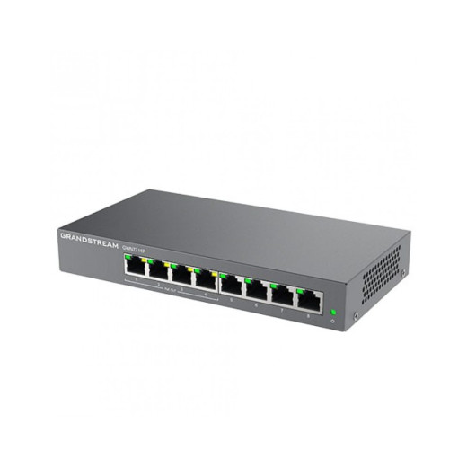 Grandstream GWN7711P, 8-портовий керований гігабітний комутатор L2 Lite з 4 PoE+ портами - GWN7711P