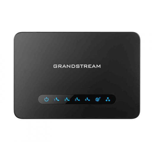 Grandstream HT814, телефонний адаптер, 4xFXS, 1xLAN, 1xWAN, (1GbE)Gigabit Ethernet - HT814