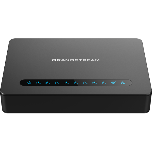 Grandstream HT818, телефонний адаптер, 8xFXS, 1xLAN, 1xWAN, (1GbE)Gigabit Ethernet - HT818