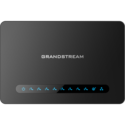 Grandstream HT818, телефонний адаптер, 8xFXS, 1xLAN, 1xWAN, (1GbE)Gigabit Ethernet - HT818