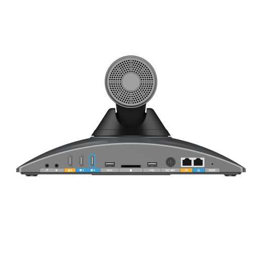 Grandstream GVC3220, система відеоконференцзв'язку. Android 9.0, до 4К Full HD, 8 Мп камера, 12кратний зум, вбудований WiFi, 1x HDMI In, 2x HDMI Out, 1x Line in/out, 1x Media  - GVC3220