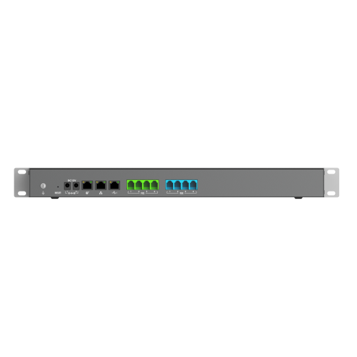Grandstream UCM6308, ip атс, 8хFXS, 8xFXO, до 3000 абонентів/450 одночасних викликів, RemoteConnect, 1xWAN, 1xLAN, HA - UCM6308