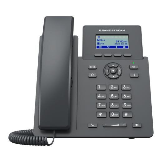 Grandstream GRP2601, ip телефон, 2 SIP акаунти, без підсвічування екрану - GRP2601