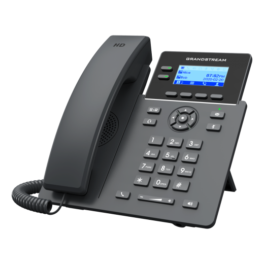 Grandstream GRP2602, ip телефон, 4 SIP акаунта, підсвічування екрану, без PoE - GRP2602