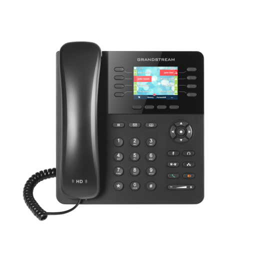 Grandstream GXP2135, ip-телефон, 4 SIP акаунти, кольоровий LCD, (1GbE)Gigabit Ethernet, 32 virtualBLF, Bluetooth, PoE - GXP2135