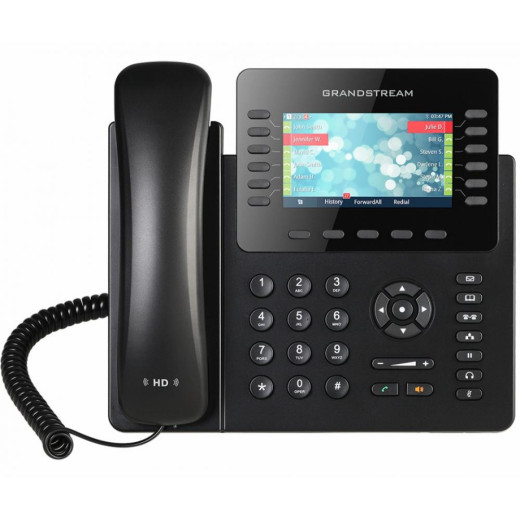 Grandstream GXP2170, ip-телефон, 6 SIP акаунтів, кольоровий LCD, (1GbE)Gigabit Ethernet, 48 virtualBLF, до 4-х GXP2200EXT, USB, Bluetooth, PoE - GXP2170