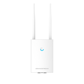 Grandstream GWN7605LR, вулична WiFi точка доступу, IP66, 2-ох діапазонна, технологія 2:2x2 MU-MIMO, 100+ користувачів, змінні антени