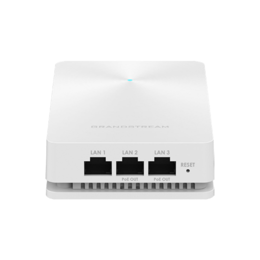Grandstream GWN7624, in-wall Wi-Fi 5 (802.11ac) Access Point, 4 Gigabit портів із PoE, підтримка до 200 клієнтів - GWN7624