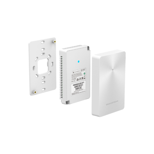 Grandstream GWN7624, in-wall Wi-Fi 5 (802.11ac) Access Point, 4 Gigabit портів із PoE, підтримка до 200 клієнтів - GWN7624