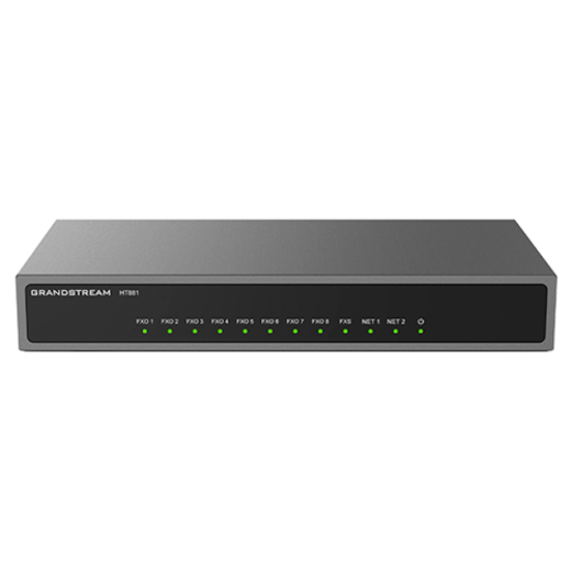 Grandstream HT881, голосовий ip шлюз, 2хRJ-45, 1x FXS, 8x FXO - HT881