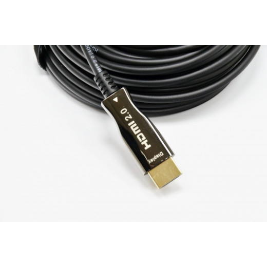 HDMI 2.0 патч-корд 60м з передачею сигналу 4K UHD по оптичному кабелю (AOC) - LW-HA-60
