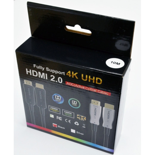 HDMI 2.0 патч-корд 60м з передачею сигналу 4K UHD по оптичному кабелю (AOC) - LW-HA-60