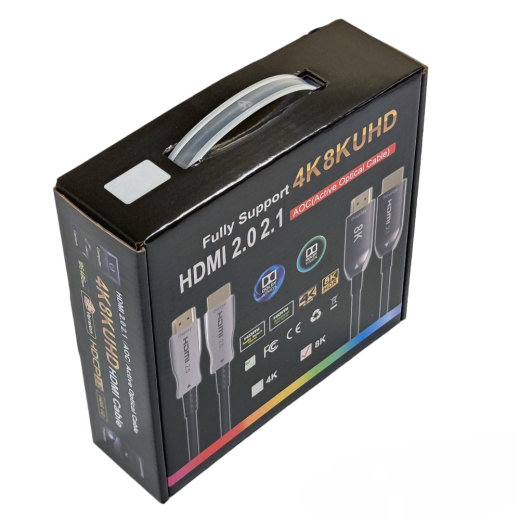 HDMI 2.1 патчкорд 10 м, 8K UHD, 48 Гбіт/с, оптичний (AOC) - LW-HAA8K-10
