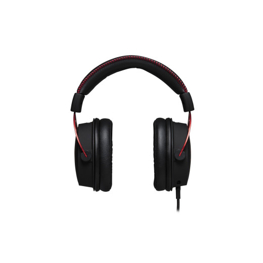 Гарнітура ігрова HyperX Cloud Alpha, mini-jack/dual 3.5мм, 1.2м/2м чорно-червоний - 4P5L1AM