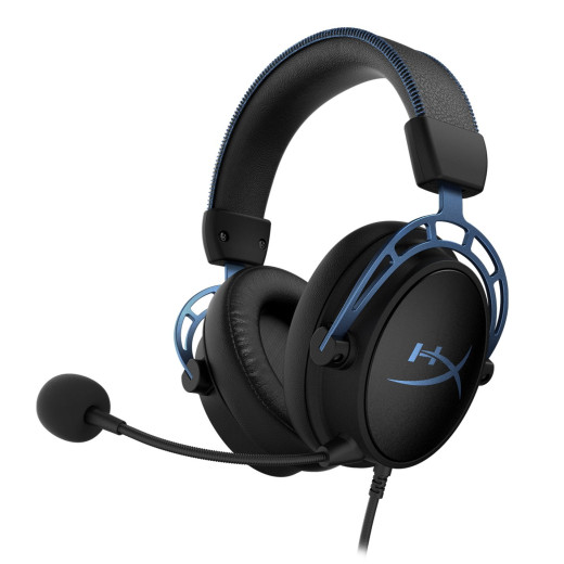 Гарнітура ігрова HyperX Cloud Alpha S, 7.1, mini-jack/USB-A, 1м/1.3м, чорно-синій - 4P5L3AA
