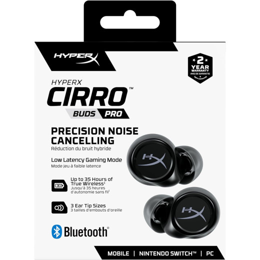 Гарнітура HyperX Cirro Buds Pro TWS WL USB-A Black - 727A5AA