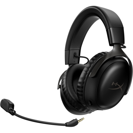 Гарнітура ігрова HyperX Cloud III, WL/USB-A/USB-C, чорний - A59YZAA
