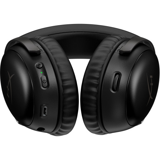 Гарнітура ігрова HyperX Cloud III, WL/USB-A/USB-C, чорний - A59YZAA