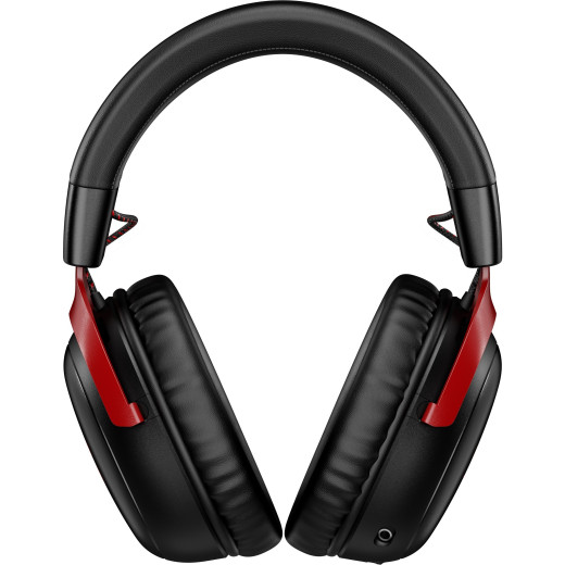 Гарнітура ігрова HyperX Cloud III, WL/USB-A/USB-C, чорно-червоний - 77Z46AA