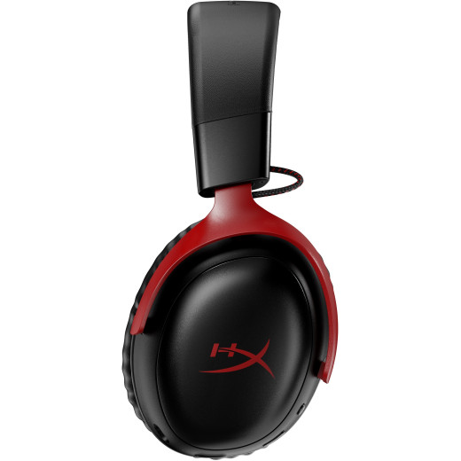Гарнітура ігрова HyperX Cloud III, WL/USB-A/USB-C, чорно-червоний - 77Z46AA