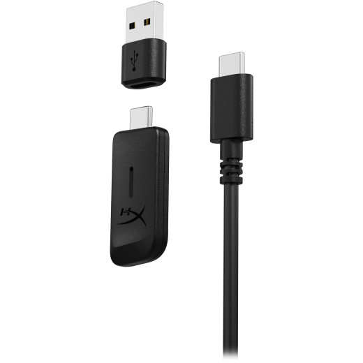 Гарнітура ігрова HyperX Cloud III, WL/USB-A/USB-C, чорно-червоний - 77Z46AA