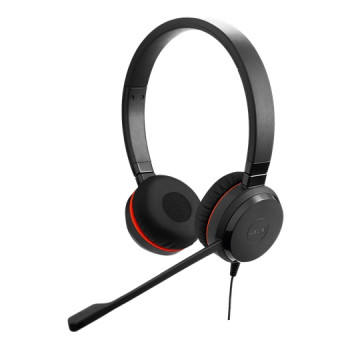 Jabra Evolve 20 MS Stereo USB-С (шкіра)  дротова стерео гарнітура 