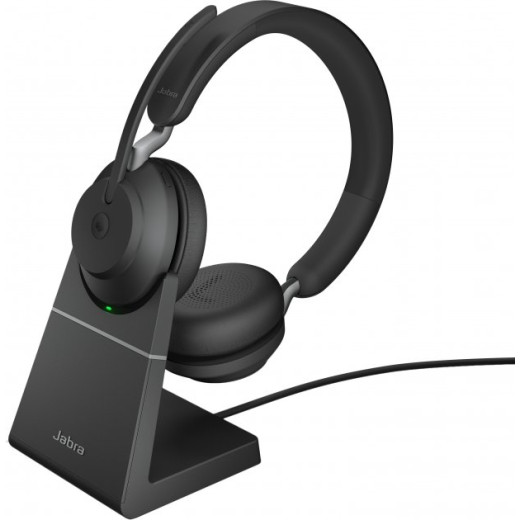 Jabra Evolve2 65 MS Stereo Stand Black + база (26599-999-989) - 26599-999-989