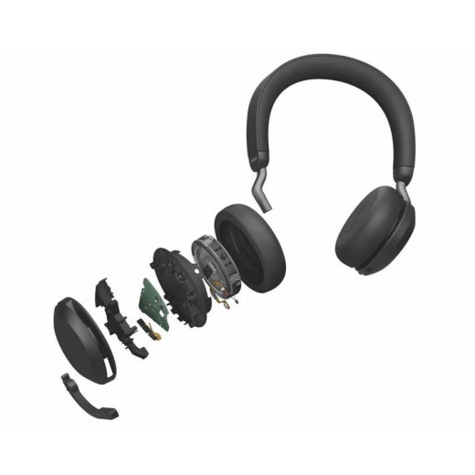 Jabra EVOLVE2 75 MS Stereo USB-A + База Black (27599-999-989) - 27599-999-989