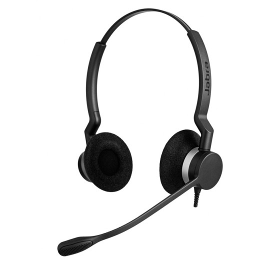 Jabra BIZ 2300 Duo QD (2309-820-104), професійна стерео гарнітура для ip-телефонів - 2309-820-104