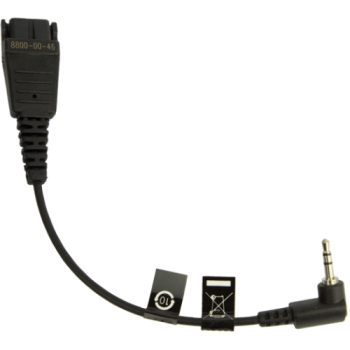 Jabra Mobile QD cord + 2.5mm jack QD на 2,5 мм, 15см, кабель-адаптер