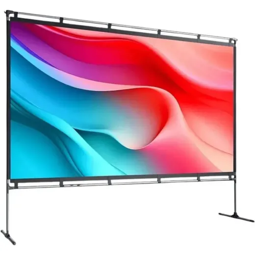 JMGO 100 J0A-7P2, портативний проекційний екран 100", 16:9, 4K HDR, зі стійкою - 6959422615283