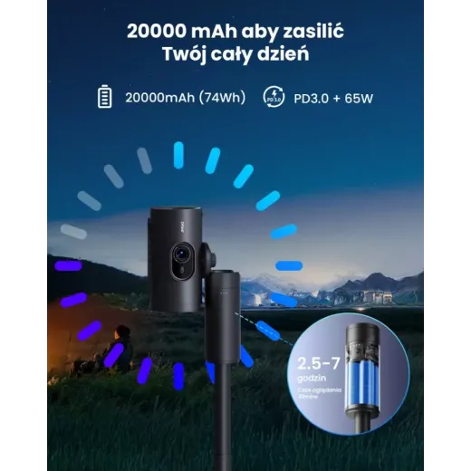 JMGO P0X1 (AZJMG), штатив із вбудованим акумулятором 20000 мАг для портативних проекторів JMGO - 6959422615863