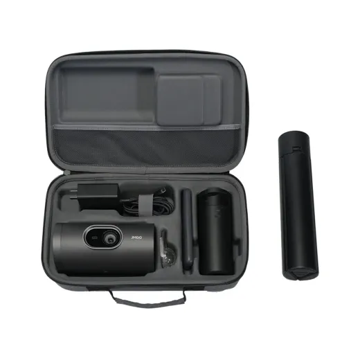 JMGO PicoPlay+ Pack J61-7K4, портативний смарт-проектор Full HD 1080p, 450 ISO люмен, Google TV, акумуляторний штатив 20000 мАг - 6959422615924