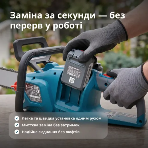 Könner & Söhnen KS 20V4-1, літій-іонний акумулятор 20V 4.0 Ah з LED-індикатором рівня заряду - KS20V4-1