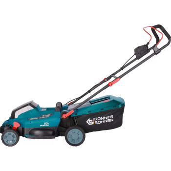 Könner & Söhnen KS 33LM-20V, акумуляторна газонокосарка з безщітковим двигуном та шириною скошування 33 см, без АКБ та ЗП