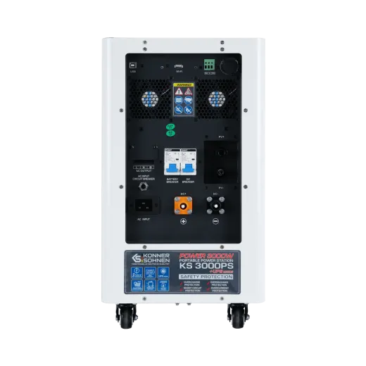 Könner & Söhnen KS 3000PS, портативна електростанція 3000 Вт з LiFePO4 акумулятором 3200 Вт·год та функцією UPS - KS3000PS