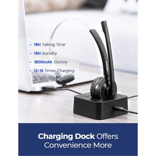 MPOW M5 Pro Bluetooth Headset Mono - MPBH231BB